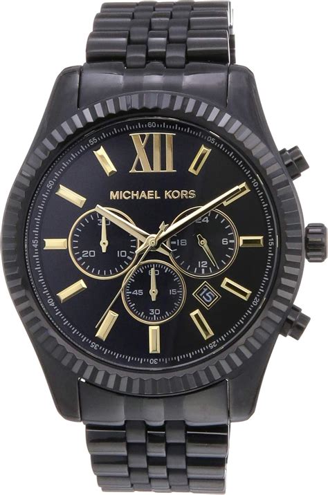 Michael Kors Lexington Men's Black Watch 